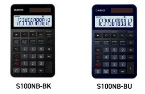 カシオ プレミアム電卓 大判手帳タイプ S100NB 通販